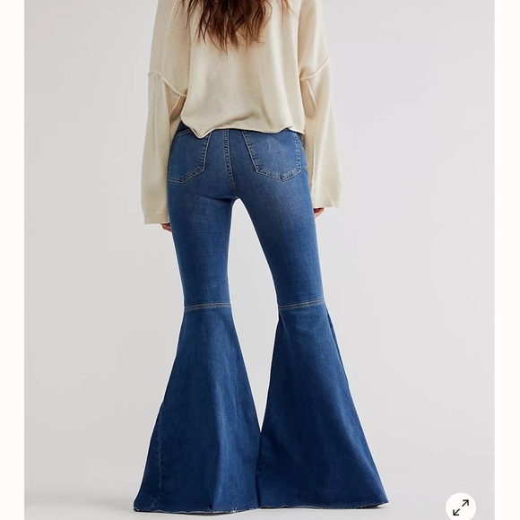 Free People Just Float On Flare Jeans Womens 29 - Picture 15 of 15